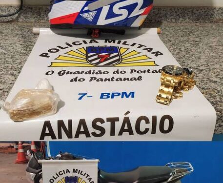 PM do 7° BPM prende traficantes de drogas em Anastácio
