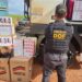 DOF apreende carreta com R$ 650 mil em mercadorias do Paraguai