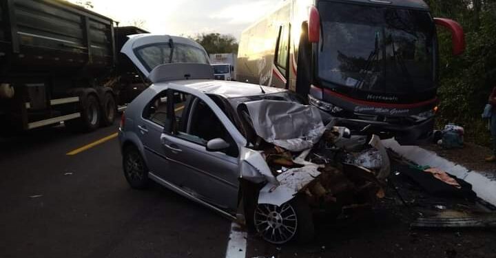 Acidente grave na BR 262 próximo a Serrinha