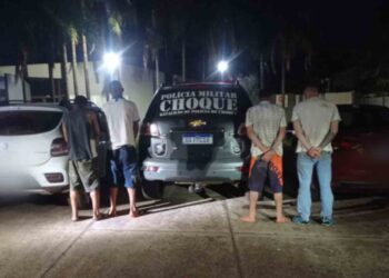 ‘Marcola’ foge e polícia prende quatro de quadrilha que arrastava carros em Mato Grosso do Sul