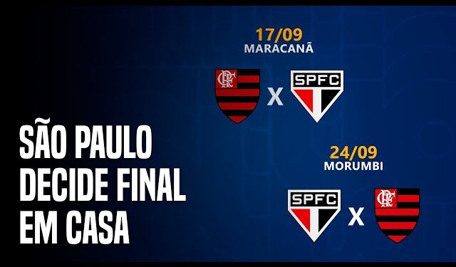São Paulo decide em casa a final da Copa do Brasil contra o Flamengo