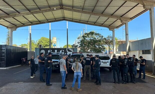 Polícia Civil realiza operação para combater tráfico de drogas na ‘favelinha’ de Maracaju