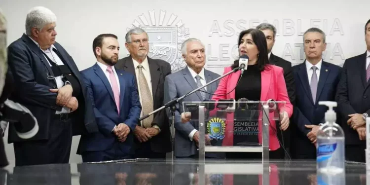 Temer é homenageado e Simone Tebet garante recursos para a Rota Bioceânica