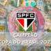 São Paulo embolsa quase R$ 90 milhões em premiação com título da Copa do Brasil