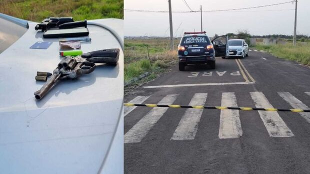 Polícia recupera carro e apreende armas que estavam com bandido morto em confronto no Caiobá