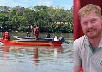 Agrônomo segue desaparecido após queda com picape no Rio Taquari