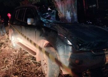 Homem bate carro em árvore e morre em Deodápolis