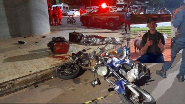 Batida frontal de motos mata entregador de 27 anos em Três Lagoas