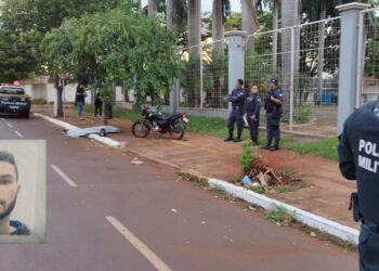 Motociclista morre após bater em árvore depois de perder controle da direção em Dourados