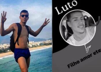 Mãe dá adeus a professor morto em Paranhos: ‘filho, amor eterno, brilha lá no céu’