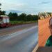Carro sai da pista, bate em moto e motociclista morre na BR-158, em Três Lagoas