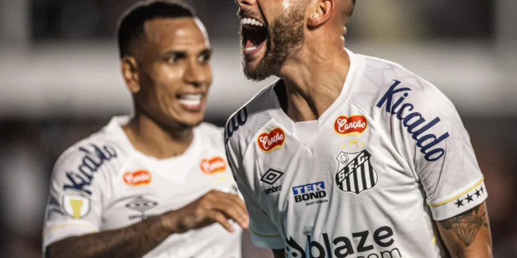 Com gols de Guilherme, Santos vence o Guarani antes de clássico contra o Corinthians