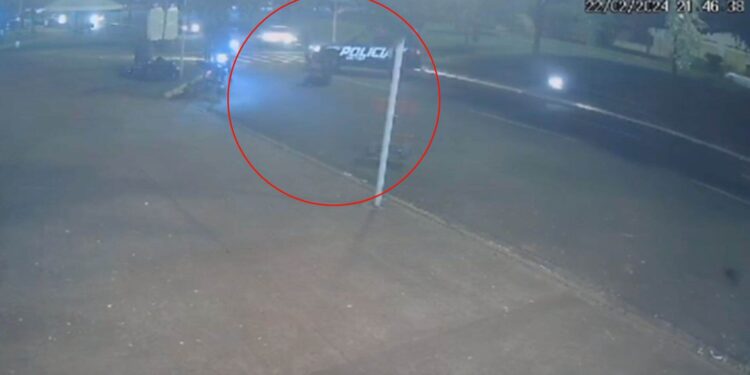 Evento de influencer em Campo Grande tem pancadaria e policial é atropelado por motociclista na Afonso Pena