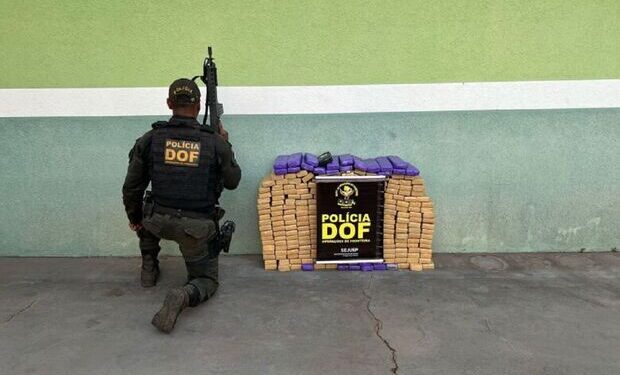 Pai é preso por levar 230 kg de maconha com filha de 6 anos no carro em Iguatemi