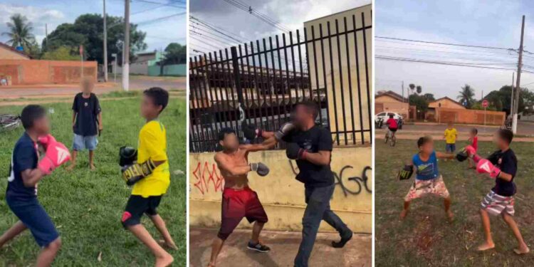 Crianças e bêbados são recrutados para brigas nas ruas de Campo Grande transmitidas pela internet