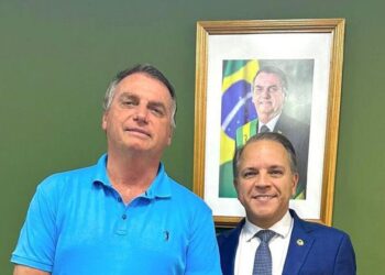 Em visita a Bolsonaro, Coronal David confirma apoio do PL a Beto Pereira