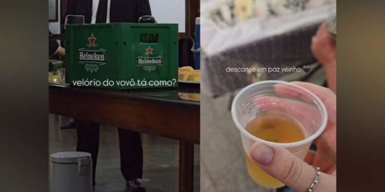 Velório em Campo Grande é celebrado com cerveja: ‘esse enterro virou uma festa’