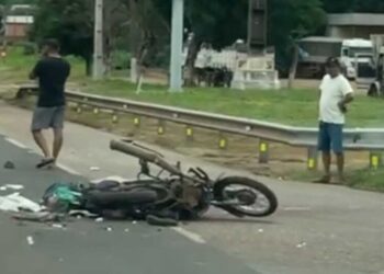Coração de motociclista fica jogado em rodovia após atropelamento em Coxim