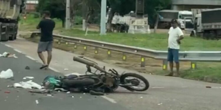 Coração de motociclista fica jogado em rodovia após atropelamento em Coxim