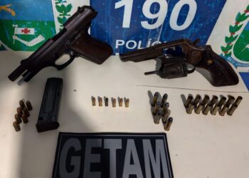 GETAM prende homem por violência doméstica e posse ilegal de armas em Aquidauana