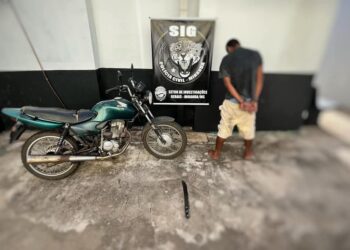 AUTOR DE ROUBO É PRESO FLAGRANTE POR ROUBO OCORRIDO NA PRAÇA AGENOR CARRILHO