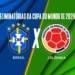 Hoje tem: Brasil x Colômbia