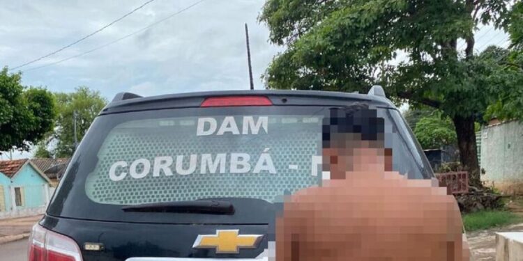 Homem é preso por agredir a ex com pedaço de vidro em Corumbá
