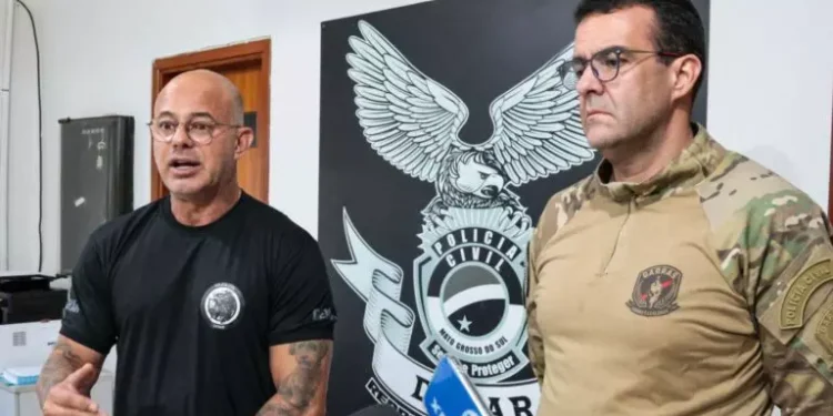 Com apoio de aeronave, megaoperação desarticula o tráfico de drogas e prende 7 pessoas em Jardim