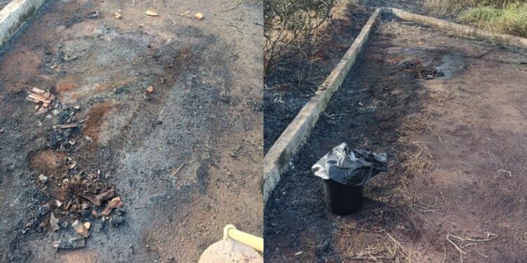 Mulher e criança são encontradas carbonizadas no Indubrasil