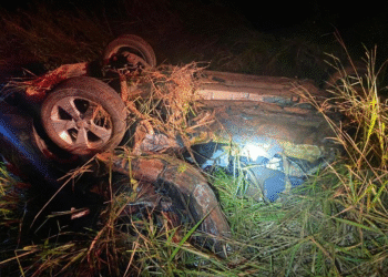 Motorista morre em batida frontal com carreta na MS-276, em Anaurilândia