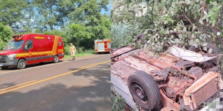 Dormir ao volante quase termina em tragédia na BR-262 em Miranda