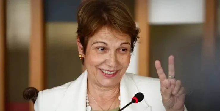 Valdemar sugere Tereza Cristina como possível vice em chapa de Flávio Bolsonaro para 2026