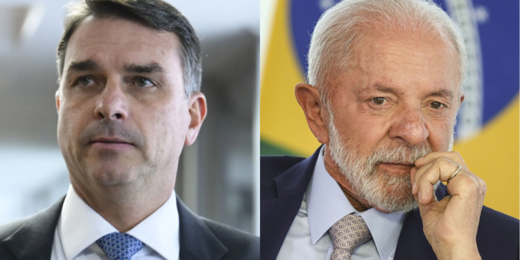 Flávio Bolsonaro e Lula levam temas de dívida e bets ao centro da disputa