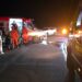 Ambulância da Cidade de Bodoquena com gestante entubada sai da pista após motorista cochilar na BR-262