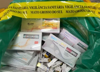 Quase 1 tonelada de canetas emagrecedoras é apreendida em encomendas em Campo Grande