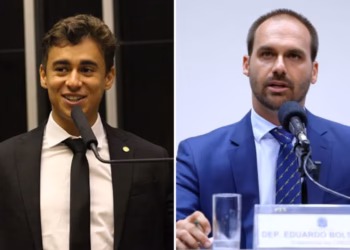 Conflito na direita: entenda briga antiga entre Nikolas Ferreira e Eduardo Bolsonaro