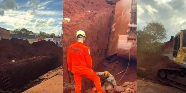 Trabalhador morre soterrado durante obra em rede de esgoto em Maracaju