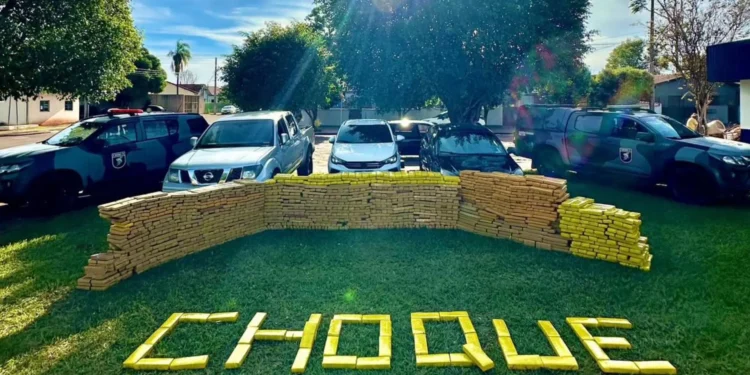 Batalhão de Choque apreende mais de uma tonelada de maconha durante ação em Sidrolândia