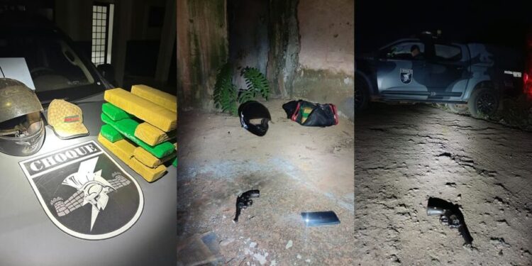 Criminoso troca tiros com Choque e morre em Coxim