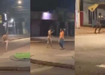 Homem sai nu pelas ruas, invade casa e tenta atacar idosa em Dourados