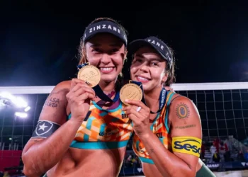 Dupla de sul-mato-grossense vence etapa do Circuito Mundial de vôlei de praia