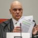 Moraes trocou o celular, chip e número de telefone que conversou com Vorcaro