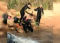 Bombeiros encontram corpo de menina de 12 anos levado por correnteza de rio em MS