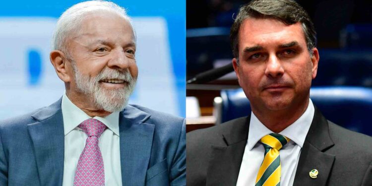 Flávio Bolsonaro tem 51% das intenções de voto e Lula 49%, aponta PoderData/Aya